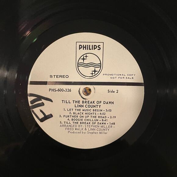 Linn County - Till The Break Of Down LP vintage vinyl record - Picture 4 of 4